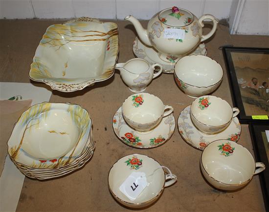 Royal Cauldon part tea set & Venton ware